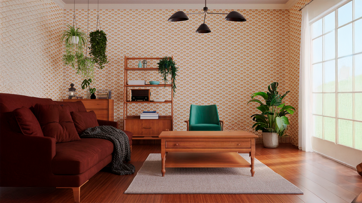 Papel de parede na sala: Praticidade e Estilo!